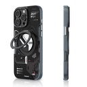 Apple iPhone 16 Pro Kılıf Magsafe Şarj Özellikli YoungKit 360° Standlı Starship Serisi Kapak - 10