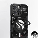 Apple iPhone 16 Pro Max Kılıf Magsafe Şarj Özellikli YoungKit 360° Standlı Starship Serisi Kapak - 2