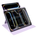 Apple iPad Pro 13 2024 Uyumlu Kılıf Zore Termik Kalem Bölmeli Dönebilen Standlı Kılıf - 5