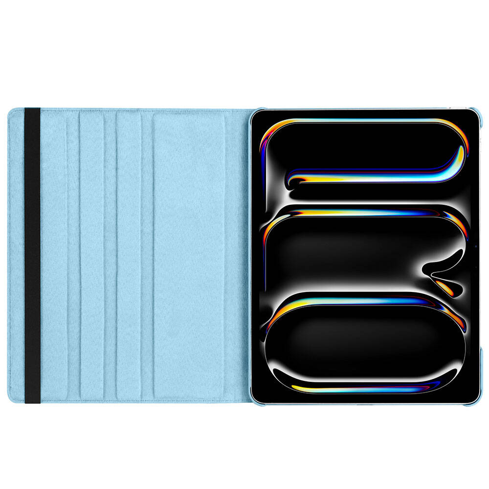 Apple iPad Pro 13 2024 Uyumlu Zore Dönebilen Standlı Kılıf - 21