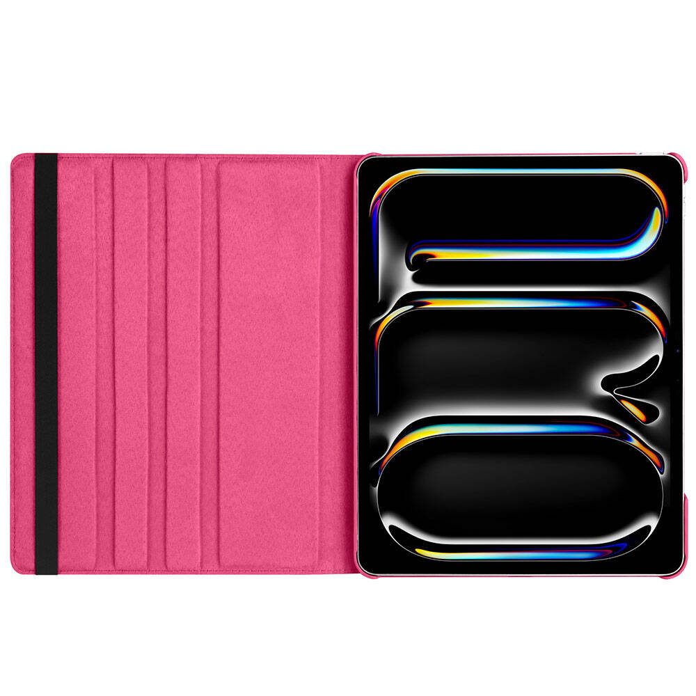 Apple iPad Pro 13 2024 Uyumlu Zore Dönebilen Standlı Kılıf - 23