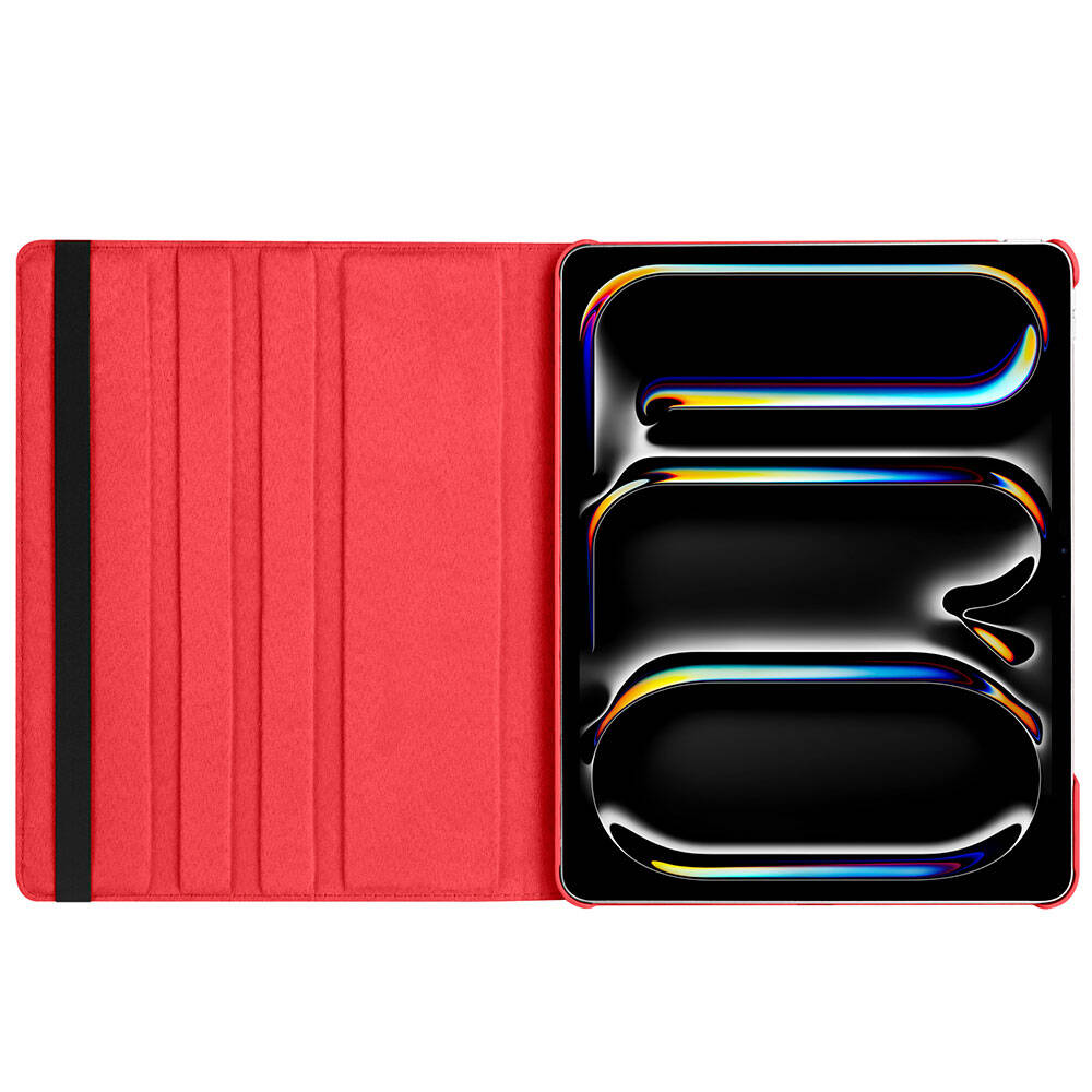 Apple iPad Pro 13 2024 Uyumlu Zore Dönebilen Standlı Kılıf - 24