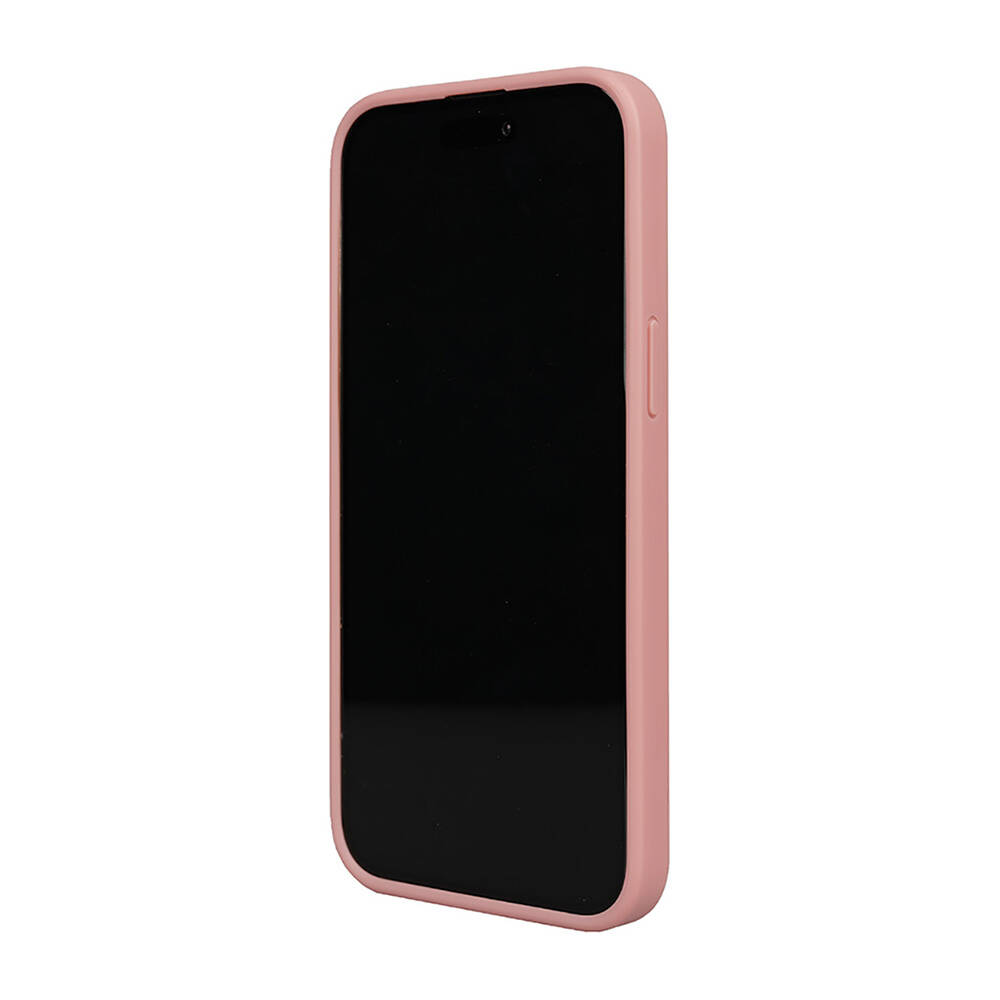 Apple iPhone 14 Pro Max Uyumlu Kılıf Karl Lagerfeld Orjinal Lisanslı 3D KL Yazılı Tüylü Arka Yüzey Saffiano Rhinestones Kapak - 10