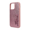 Apple iPhone 14 Pro Max Uyumlu Kılıf Karl Lagerfeld Orjinal Lisanslı 3D KL Yazılı Tüylü Arka Yüzey Saffiano Rhinestones Kapak - 11