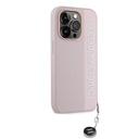 Apple iPhone 14 Pro Max Uyumlu Kılıf Karl Lagerfeld Orjinal Lisanslı Anahtarlıklı Taşlı KL Yazılı Saffiano Rhinestones Kapak - 8