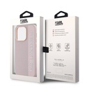 Apple iPhone 14 Pro Max Uyumlu Kılıf Karl Lagerfeld Orjinal Lisanslı Anahtarlıklı Taşlı KL Yazılı Saffiano Rhinestones Kapak - 9