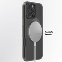 Apple iPhone 16 Pro Max Kılıf Magsafe Şarj Özellikli Şeffaf Youngkit Crystal Shield Serisi Kapak - 5