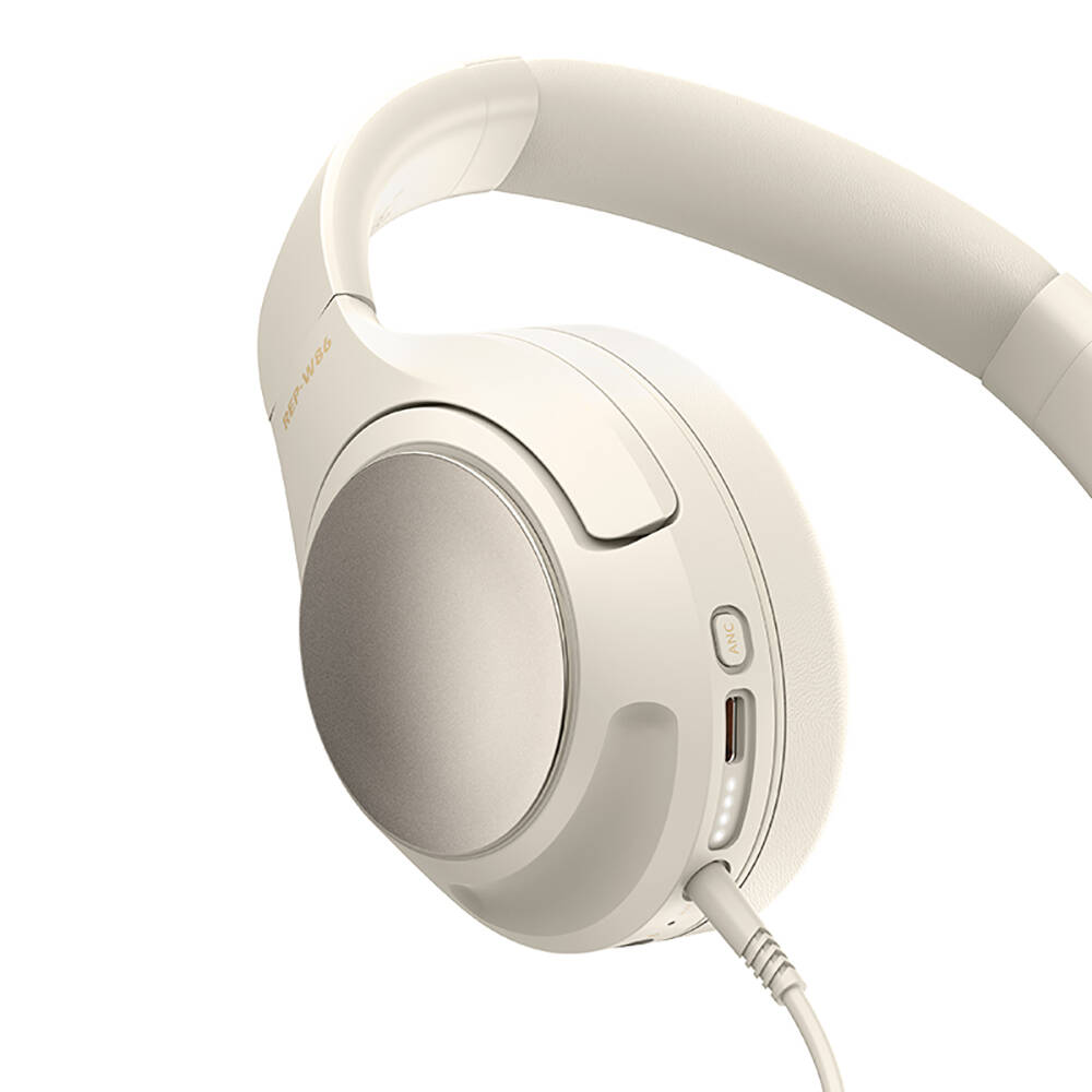 Recci REP-W86 ANC Özellikli Hi-Fi Ses Kaliteli Kulak Üstü Bluetooth v.5.3 Kulaklık - 6