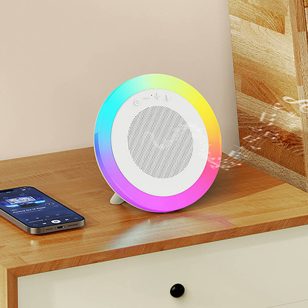 Recci RSK-W42 Moonlight Serisi RGB Işıklı Kablosuz Bluetooth v5.3 Hoparlör - 7