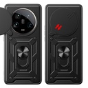 Xiaomi Mi 14 Ultra Uyumlu Kılıf Magnetik Standlı Kamera Korumalı Zore Sürgülü Vega Kapak - 1