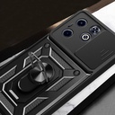 İnfinix Smart 8 Kılıf Magnetik Standlı Kamera Korumalı Zore Sürgülü Vega Kapak - 5