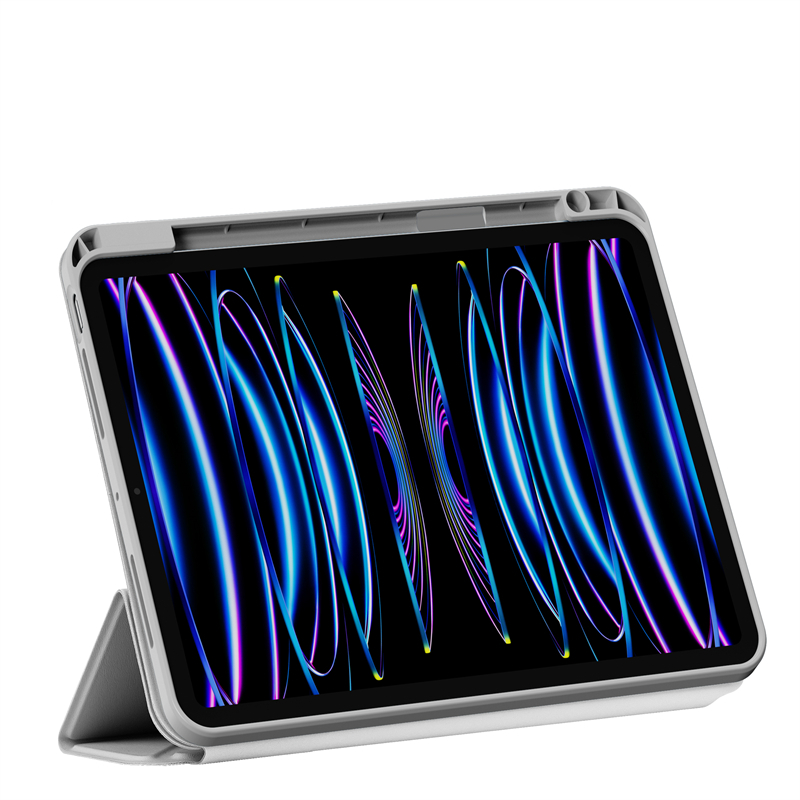 Apple iPad Air 10.9 2020 Uyumlu (4.Nesil) Wiwu 360° Dönebilen Standlı Magnetik Koruyucu Tablet Kılıfı - 17