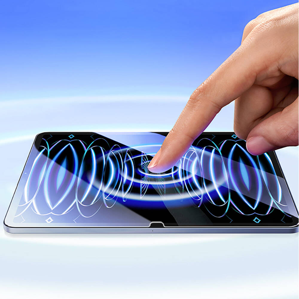 Apple iPad Air 13 2024 Uyumlu Wiwu Wi-GQ003 iVista Serisi Oleofobik HD Temperli Cam Ekran Koruyucu - 5