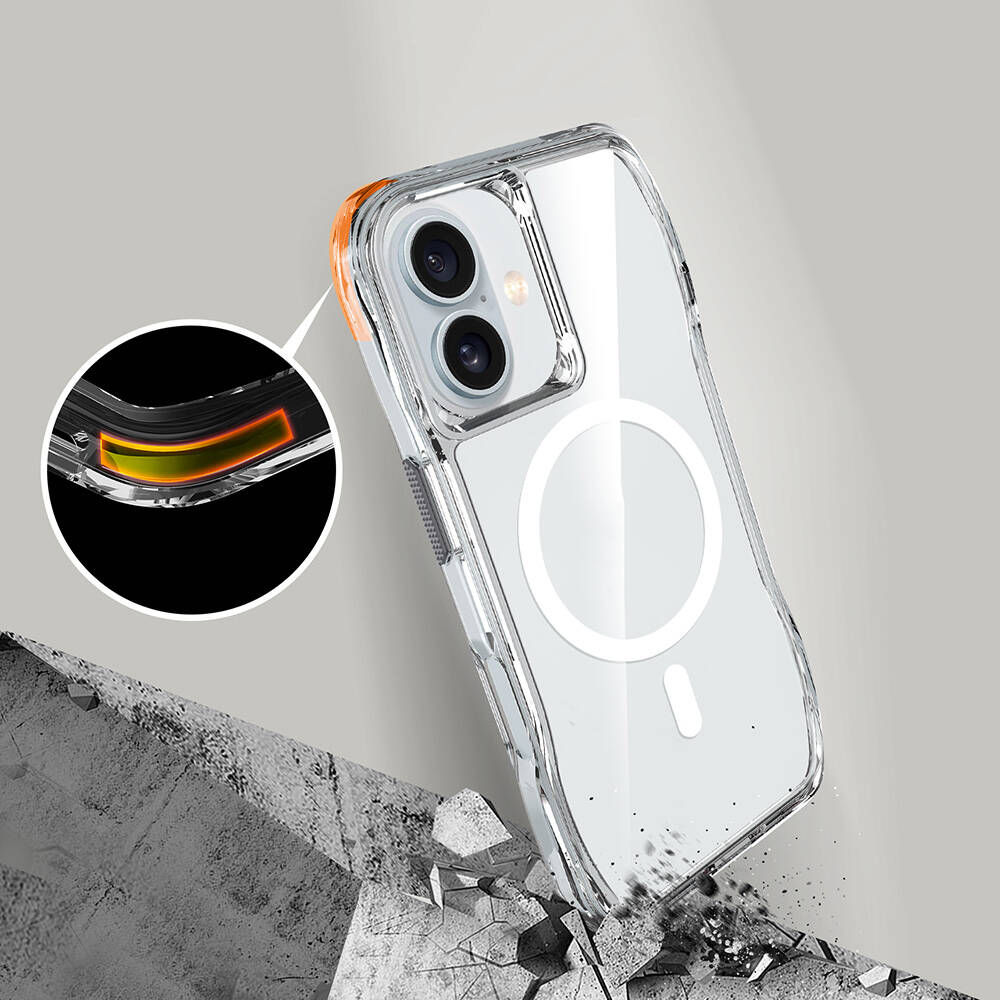 Apple iPhone 16 Kılıf Zore Magsafe Şarj Özellikli T-Max Magsafe Kapak - 4