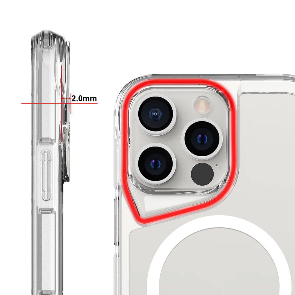 Apple iPhone 16 Pro Kılıf Zore Magsafe Şarj Özellikli T-Max Magsafe Kapak - 5