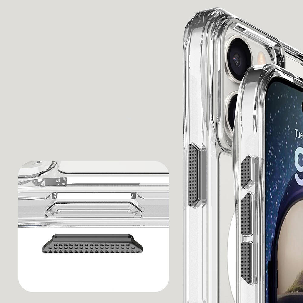 Apple iPhone 16 Pro Max Kılıf Zore Magsafe Şarj Özellikli T-Max Magsafe Kapak - 3