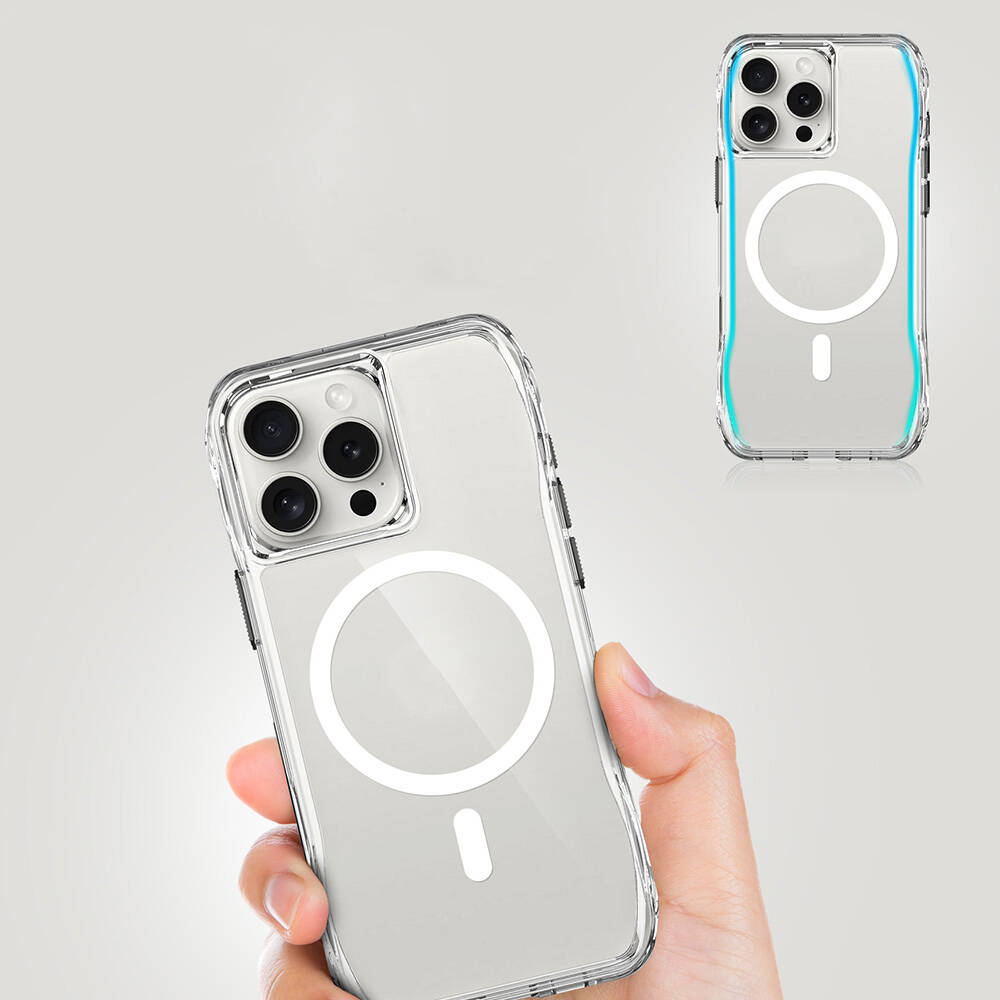 Apple iPhone 16 Pro Max Kılıf Zore Magsafe Şarj Özellikli T-Max Magsafe Kapak - 8