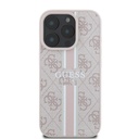 Apple iPhone 16 Pro Kılıf Guess Orjinal Lisanslı Magsafe Şarj Özellikli 4G Şerit Tasarımlı Printed Kapak - 8
