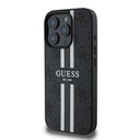 Apple iPhone 16 Pro Max Kılıf Guess Orjinal Lisanslı Magsafe Şarj Özellikli 4G Şerit Tasarımlı Printed Kapak - 1
