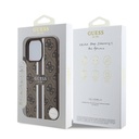 Apple iPhone 16 Pro Max Kılıf Guess Orjinal Lisanslı Magsafe Şarj Özellikli 4G Şerit Tasarımlı Printed Kapak - 21