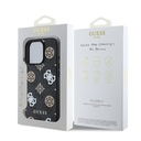 Apple iPhone 16 Pro Kılıf Guess Orjinal Lisanslı Magsafe Şarj Özellikli 4G Desenli Yazı Logolu Peony Kapak - 21