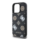 Apple iPhone 16 Pro Max Kılıf Guess Orjinal Lisanslı Magsafe Şarj Özellikli 4G Desenli Yazı Logolu Peony Kapak - 5