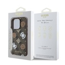 Apple iPhone 16 Pro Max Kılıf Guess Orjinal Lisanslı Magsafe Şarj Özellikli 4G Desenli Yazı Logolu Peony Kapak - 14