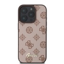 Apple iPhone 16 Pro Kılıf Guess Orjinal Lisanslı Magsafe Şarj Özellikli Yazı Logolu Peony Kapak - 9