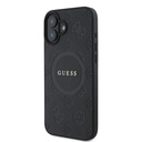 Apple iPhone 16 Plus Kılıf Guess Orjinal Lisanslı Magsafe Şarj Özellikli Yazı Logolu Saffiano Peony Kapak - 1