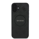 Apple iPhone 16 Plus Kılıf Guess Orjinal Lisanslı Magsafe Şarj Özellikli Yazı Logolu Saffiano Peony Kapak - 2