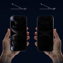 Apple iPhone 16 Wiwu GT-015 Özellikli Çok Katmanlı Temperli iPrivacy Cam Ekran Koruyucu 10'lu Paket - 4