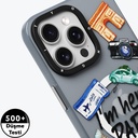 Apple iPhone 14 Pro Max Uyumlu Kılıf Magsafe Şarj Özellikli YoungKit in Paris Serisi Kapak - 5