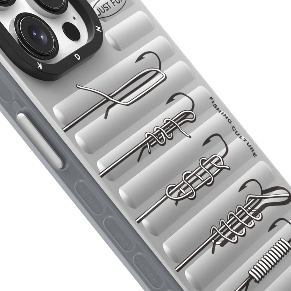 Apple iPhone 15 Pro Uyumlu Kılıf Magsafe Şarj Özellikli YoungKit Fishing Serisi Kapak - 2