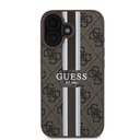 Apple iPhone 16 Kılıf Guess Orjinal Lisanslı Magsafe Şarj Özellikli 4G Şerit Tasarımlı Printed Kapak - 2