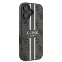Apple iPhone 16 Kılıf Guess Orjinal Lisanslı Magsafe Şarj Özellikli 4G Şerit Tasarımlı Printed Kapak - 3