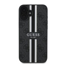 Apple iPhone 16 Uyumlu Kılıf Guess Orjinal Lisanslı Magsafe Şarj Özellikli 4G Şerit Tasarımlı Printed Kapak - 16