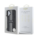 Apple iPhone 16 Uyumlu Kılıf Guess Orjinal Lisanslı Magsafe Şarj Özellikli 4G Şerit Tasarımlı Printed Kapak - 21
