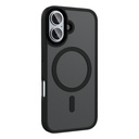 Apple iPhone 16 Uyumlu Kılıf Mat Arka Yüzey Wireless Şarj Özellikli Zore Flet Magsafe Kapak - 5