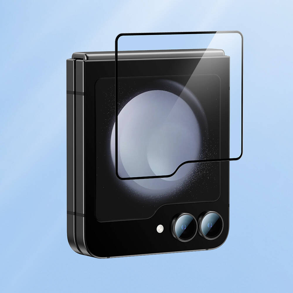 Samsung Galaxy Z Flip 6 Uyumlu Benks Ultra Shield Ekran Koruyucu + Kolay Uygulama Aparatlı - 6