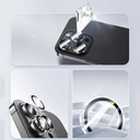 Apple iPhone 16 Pro Benks AR Glass Warrior Transparan Premium Cam Kamera Lens Koruyucu - 4