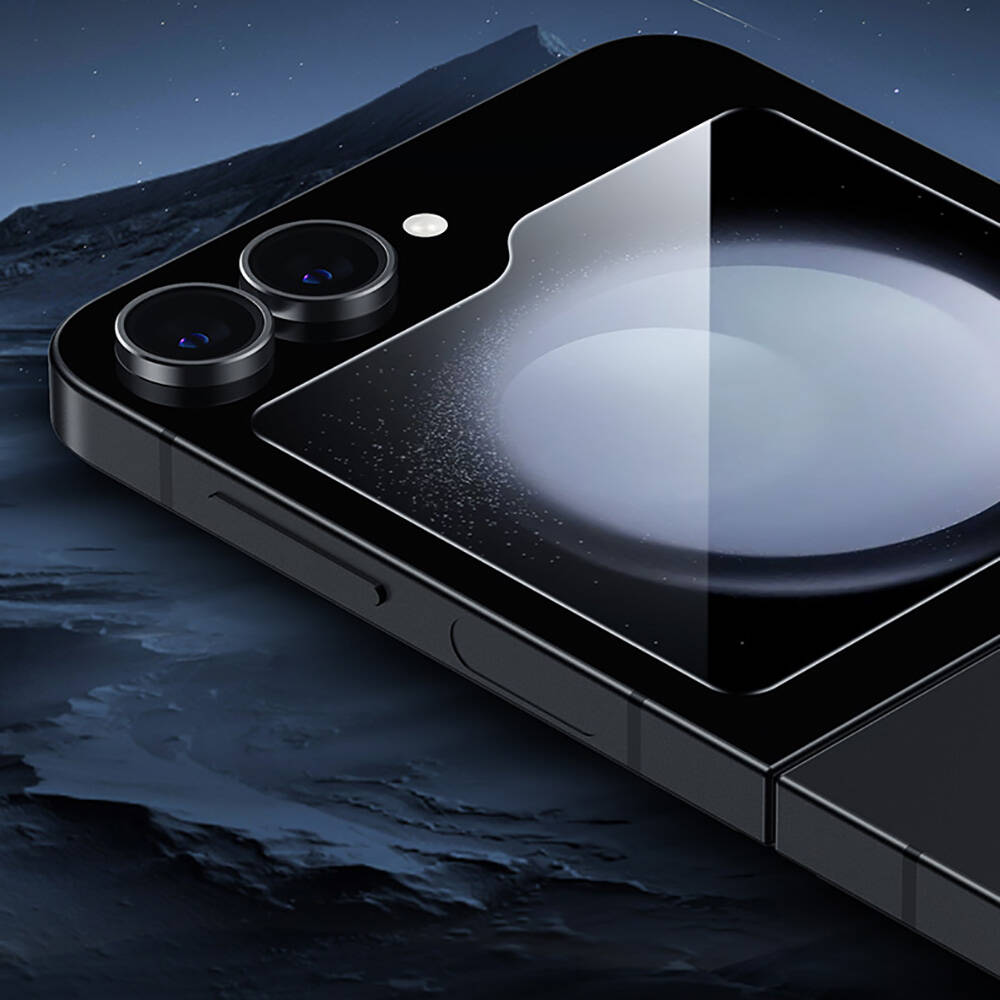 Samsung Galaxy Z Flip 6 Uyumlu Benks Glass Warrior HD Cam Ekran Koruyucu + Kolay Uygulama Aparatlı - 8