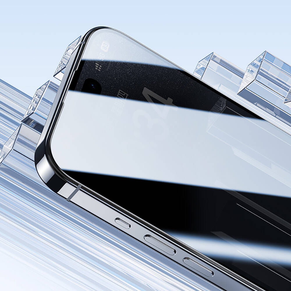 Apple iPhone 16 Pro Max Benks Ultra Shield 0.3mm Ekran Koruyucu + Kolay Uygulama Aparatlı - 5