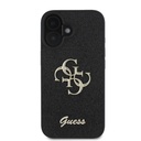 Apple iPhone 16 Kılıf Guess Orjinal Lisanslı 4G Büyük Metal Logolu Glitter Kapak - 2