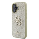 Apple iPhone 16 Kılıf Guess Orjinal Lisanslı 4G Büyük Metal Logolu Glitter Kapak - 14