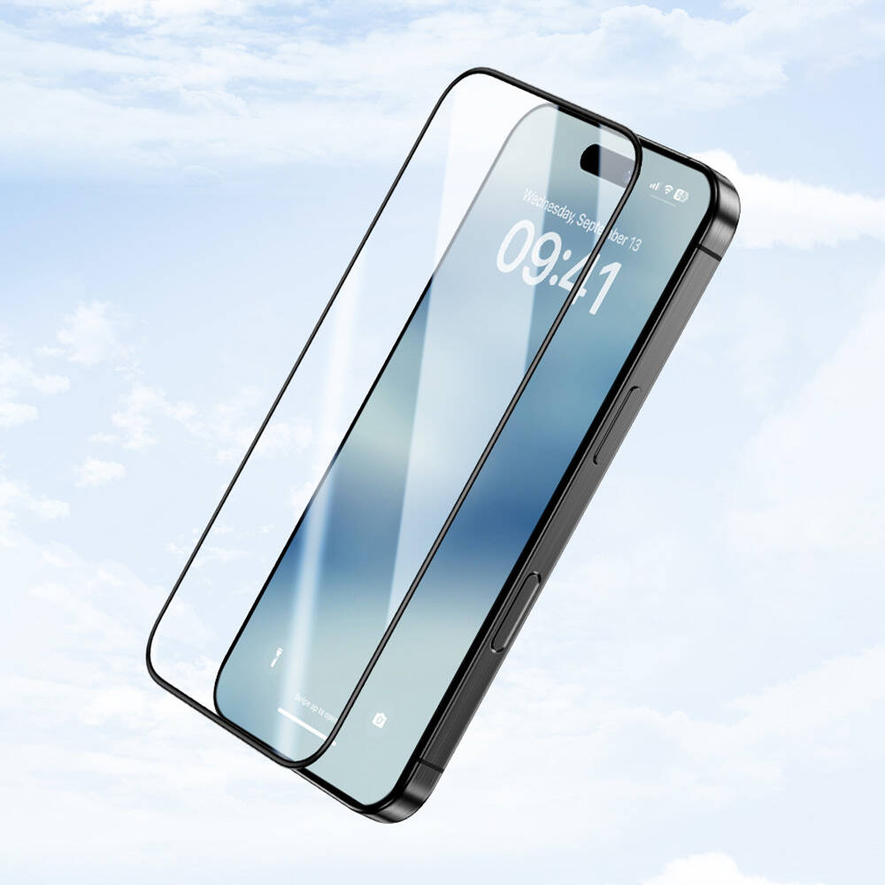 Apple iPhone 14 Pro Max Uyumlu Benks Ultra Shield 0.4mm Ekran Koruyucu + Kolay Uygulama Aparatlı - 1