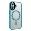 Apple iPhone 16 Plus Kılıf Mat Arka Yüzey Wireless Şarj Özellikli Zore Flet Magsafe Kapak - 5