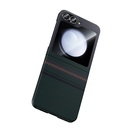 Samsung Galaxy Z Flip 6 Uyumlu Kılıf Karbon Fiber Tasarımlı Benks Aurora ArmorAir Kevlar Kapak - 1