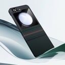 Samsung Galaxy Z Flip 6 Uyumlu Kılıf Karbon Fiber Tasarımlı Benks Aurora ArmorAir Kevlar Kapak - 5