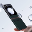 Samsung Galaxy Z Flip 6 Uyumlu Kılıf Karbon Fiber Tasarımlı Benks Aurora ArmorAir Kevlar Kapak - 10