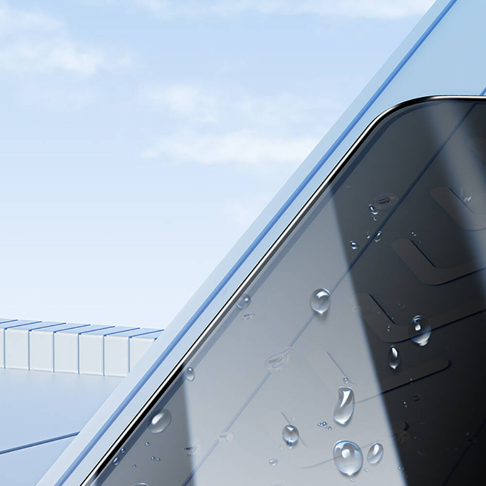 Apple iPhone 15 Plus Uyumlu Hidrofobik Ve Oleofobik Özellikli Benks Air Shield Ekran Koruyucu 10&prime;lu Paket - 6